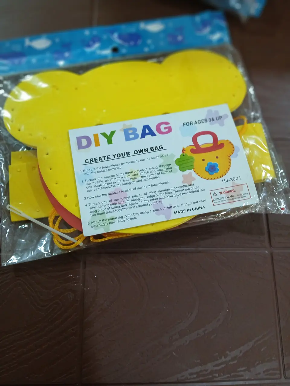 DIY Bag, Yellow