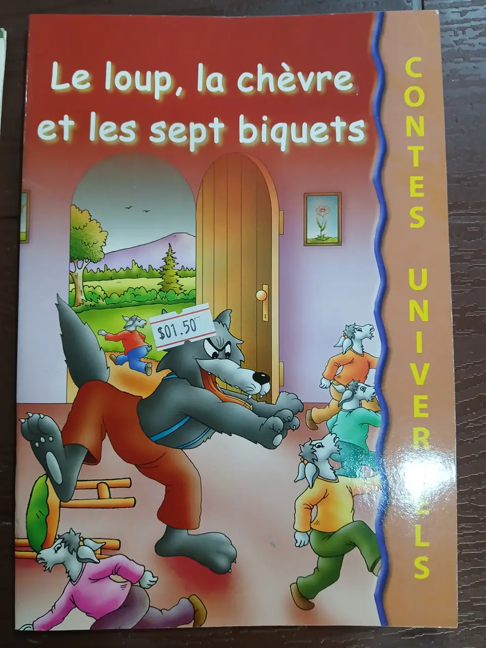 قصة contes universelles, le loup et les 7 piquets