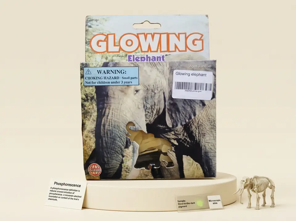 Glowing elephant