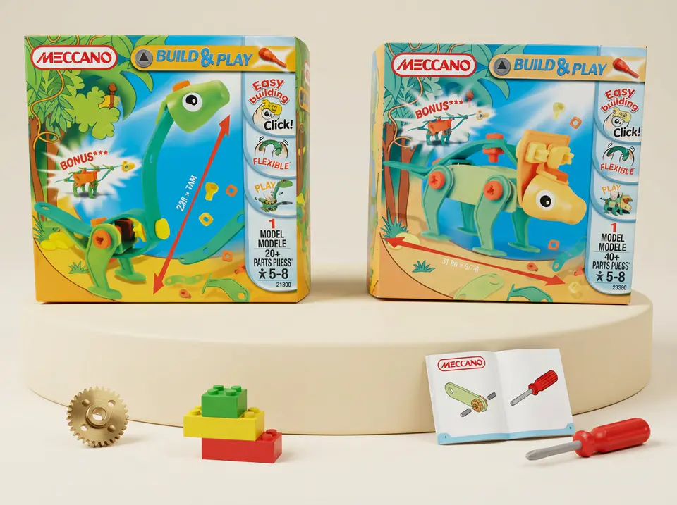 تركيب ميكانو 20+,+40 Build and play mecano