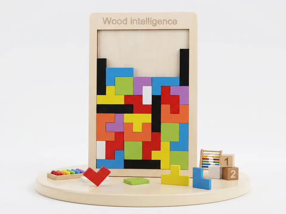 Wood intelligence puzzle