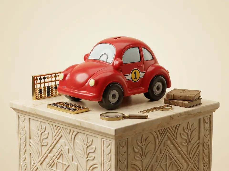 حصالة سيارات car coin bank