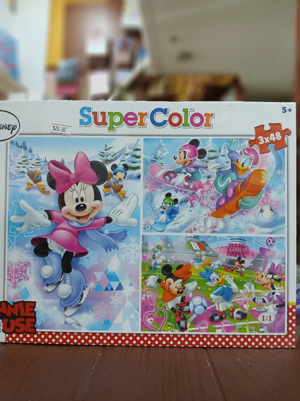clementoni puzzle Super color 3x48