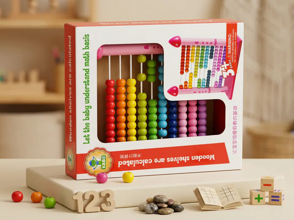 wooden shelves abacus