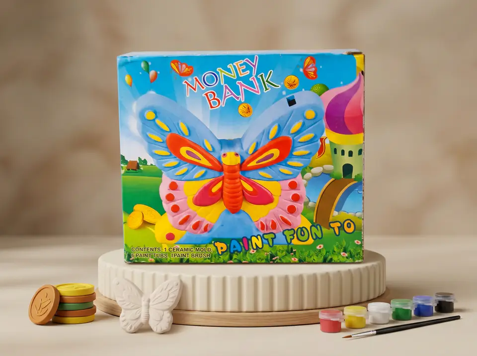 Money bank paint fun