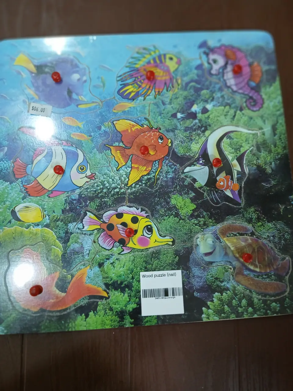 Wood puzzle (nail), كبير