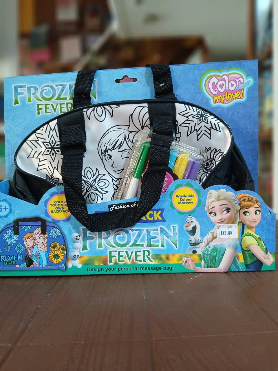 Color your bag, frozen
