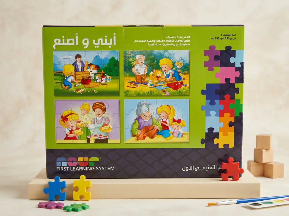 first learning system puzzle – Build & Make (250x350)