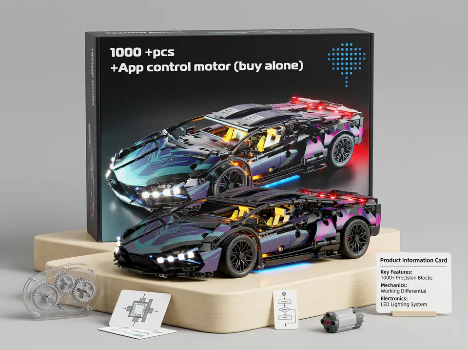 Techno Model 1000+pcs