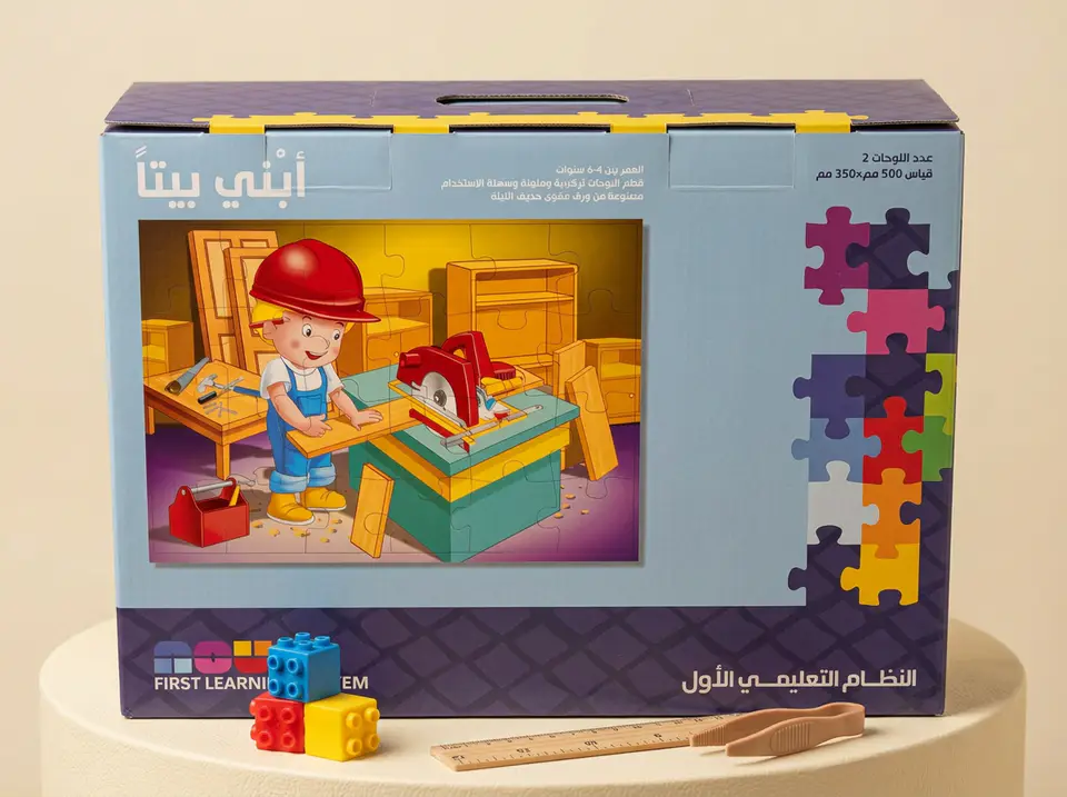 first learning system puzzle- I make (500x350)