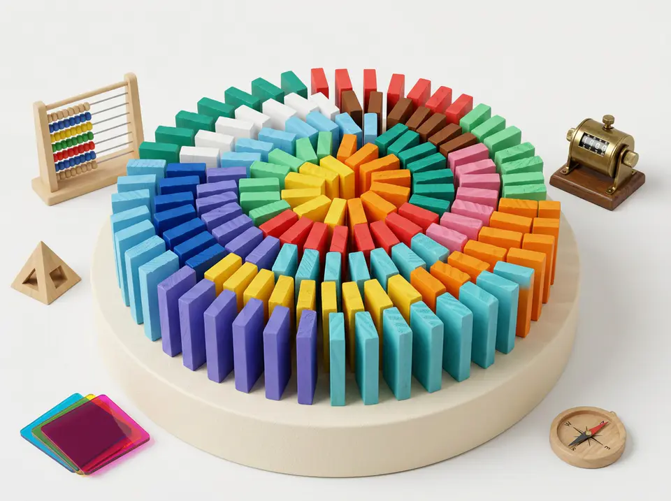 Hand knock the xylophone