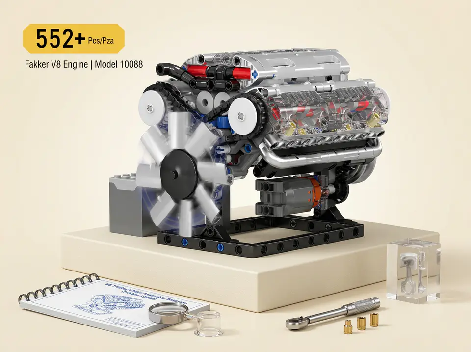 V8 Engine +750 pcs