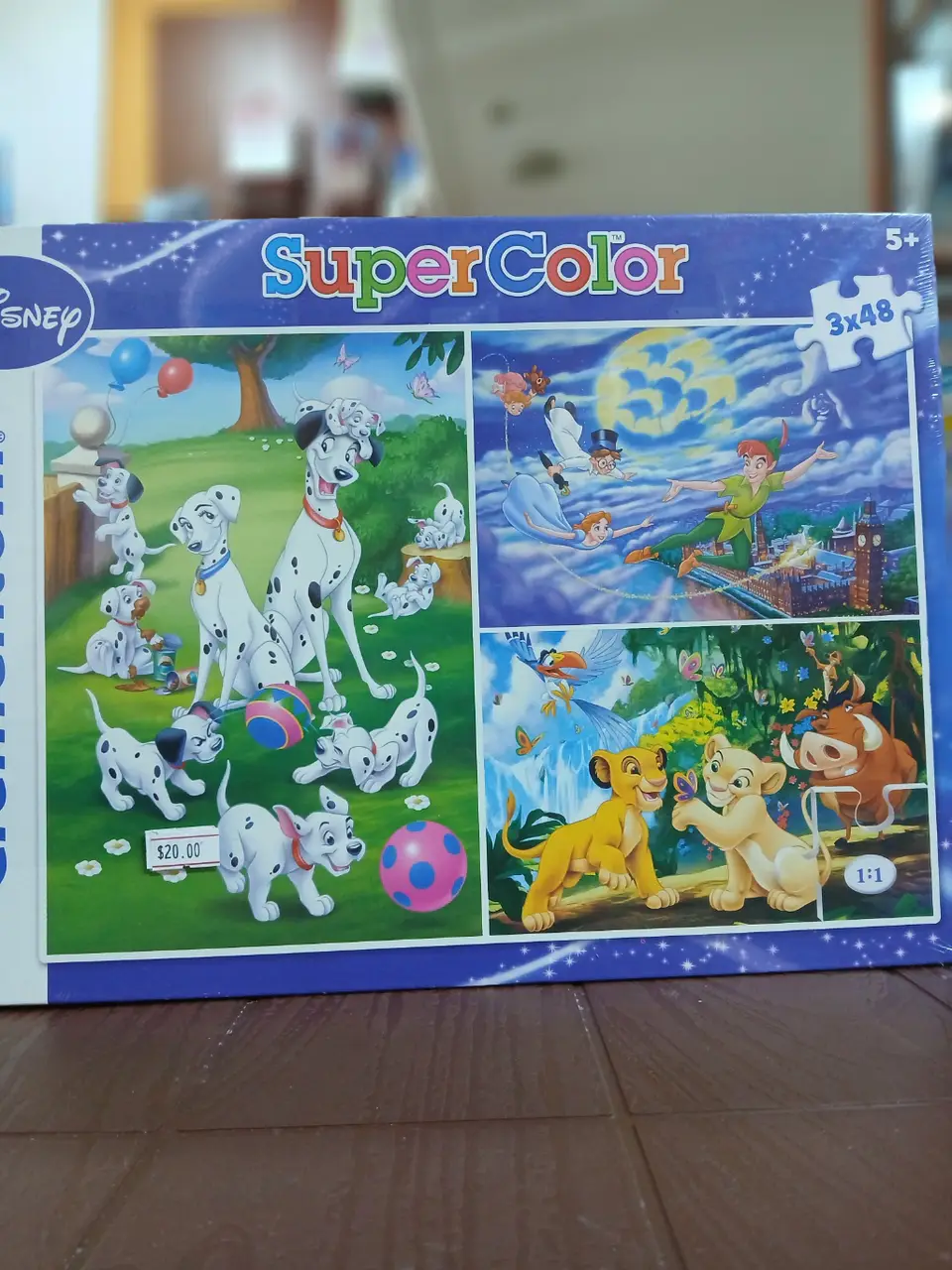 clementoni puzzle Super color 3x48, For Boys