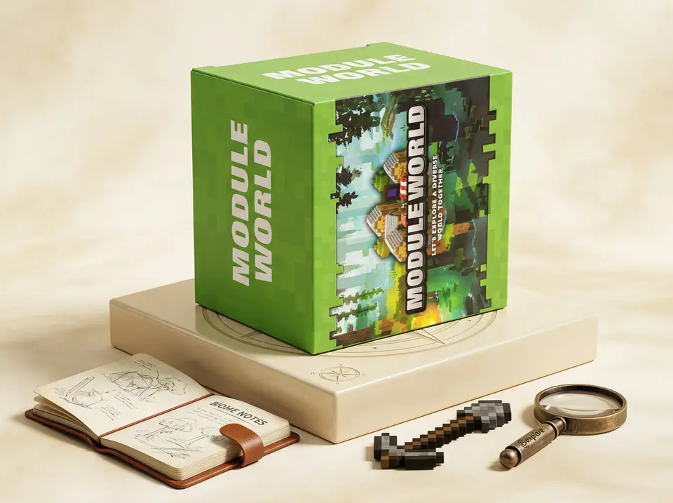 تركيب Minecraft Module world